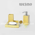 Conjunto de baño de bambú compacto (WBB0301A con cesta de basura)